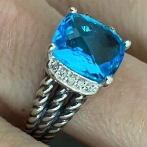 David Yurman Topaz Petite Wheaton Ring